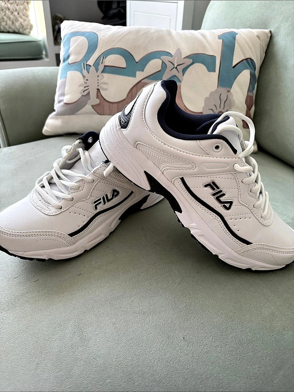 Fila Memory Sportland White & Black Sneakers US 7